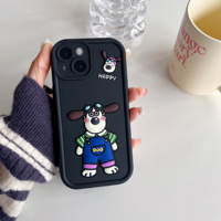 Nouveautés – Coque de téléphone portable 3D mignonne motif dessin animé pour iPhone 17 Air, 16 Pro, 15 Pro Max, 14 Plus, 13, 12, 11 Pro