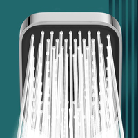 Kepala Shower Genggam 3 Mode Filter, Plastik ABS Profesional Tekanan Tinggi untuk Proyek Kamar Mandi Hotel