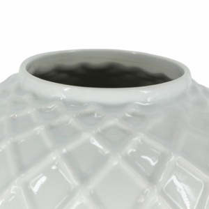 Vaso Decorativo in Ceramica con Finitura Texturizzata per Soggiorno e Arredamento Casa - Product Image 6