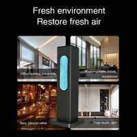 Purificateur d'air de diffuseur d'huiles essentielles pures sans eau de grande capacité Smart APP Controlled Column Commercial Creative Abyss Mirror