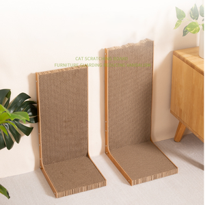 2025 penjualan terbaik papan gores kucing bergelombang berbentuk L tidak mudah lepas. Mainan anti gores kucing kedap air. - Product Image 2