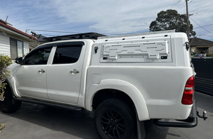 ฝาครอบกระบะท้ายรถกระบะเหล็กสำหรับรถออฟโรด 4x4 สำหรับตั้งแคมป์ กันน้ำ สำหรับรถฟอร์ด เรนเจอร์ ไวลด์แทรค ปี 2023 - Product Image 4