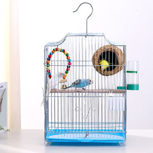 Personnalisable grand métal fil de fer perroquets oiseaux pinsons canari <span class=keywords><strong>cage</strong></span> avec poignée et amovible <span class=keywords><strong>3</strong></span> niveaux <span class=keywords><strong>cage</strong></span> à oiseaux canari élevage - Product Image 5