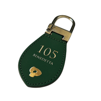 Porte-clés en cuir italien de haute qualité, forme personnalisée, durable, moderne, en plastique EVA, impression de logo, hôtels, mousquetons en acier inoxydable