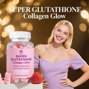 OEM Glutathione Collagen Gummies Glow Support <span class=keywords><strong>Liver</strong></span> <span class=keywords><strong>Health</strong></span> Mejora la piel Blanqueamiento Trightem Marine Collagen Vitamins Suplemento - Product Image 2