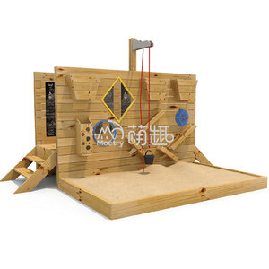 Moetry Montessori Kids <strong>Wooden</strong> Interactive Sand Water Wall Sandbox Preschool Pit Games <strong>Outdoor</strong> <strong>Play</strong> <strong>Equipment</strong> CE Certified - Product Image 3
