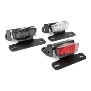 Soporte de Matrícula Eliminador de Guardabarros de Aluminio para Motocicleta con Luz de Freno LED e Intermitente para <span class=keywords><strong>SUZUKI</strong></span> DRZ400E DRZ400S DRZ400SM - Product Image 1