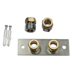 Marktgevraagde doucheplaat van koolstofstaal, rechts, badkamer, stalen kraanpaneel, vaste messing douchepaneel, eenvoudig te bevestigen plaat - Product Image 2