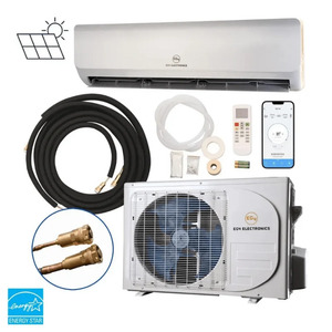 E G 4 Hybrid Photovoltaic <b>Solar</b> Energy System <b>Mini</b>-Split Cooling/Heating Kit 24,000 BTU SEER2 21 3150W Bifacial <b>Panels</b> - Product Image 1