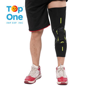 Top One High Quality Elastic EVA Silicone Leg Pad Full Long <b>Tight</b> Knee Sleeve for Running Volleyball Sports Provides Protection - Product Image 1