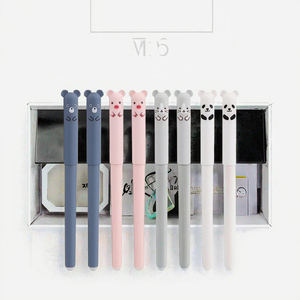 <span class=keywords><strong>Penna</strong></span> Gel <span class=keywords><strong>Cancellabile</strong></span> per Bambini con Ricarica Blu/<span class=keywords><strong>Nera</strong></span> da 0,5 mm, Design Cartone Animato Animale Carino, Vendita all'Ingrosso per Scuole - Product Image 2