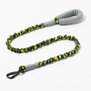 Arnés Retriever de nailon acolchado con correa para perros de 5,6 pies con estampado de contraste fresco estilo oso de peluche - Product Image 1