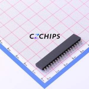 KH-2.54FH90-1X18P-H8.5 Pin Socket Bent Lead Through Hole,P=2.54mm Connector 1x18P 2.54mm Square Hole Right Angle Insert - Product Image 2