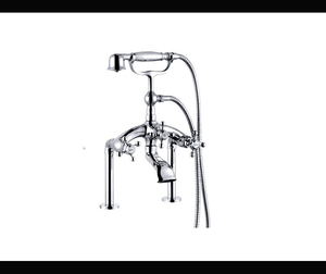 Miscelatore doccia vasca da bagno con Kit rubinetti in ottone cromato - Product Image 4