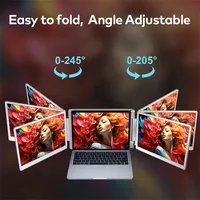 Moniteur portable LCD rétroéclairé FHD IPS pour jeux, série Gaming, extension d'écran double/triple haute définition, temps de réponse de 0 ms, écran 1610