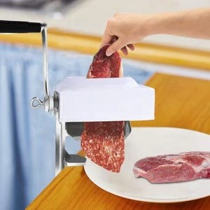 Máquina Ablandadora <span class=keywords><strong>de</strong></span> Carne para BBQ, Herramienta Manual <span class=keywords><strong>de</strong></span> Metal para Ablandar Carne <span class=keywords><strong>de</strong></span> Res con Manivela y Abrazadera <span class=keywords><strong>de</strong></span> Mesa para el Hogar - Product Image 3