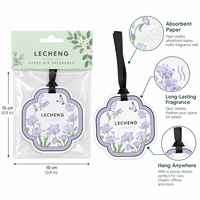 Désodorisant de voiture en papier au design moderne, personnalisable, avec différentes fragrances, évaporation naturelle et décoratif, en gros