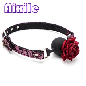 Mordaza con Tapón Nasal y Detalles de Rosa y Encaje para Juegos <span class=keywords><strong>Sexuales</strong></span> de Bondage y Restricción, Juguete Sexual BDSM Ajustable para Adultos - Product Image 1
