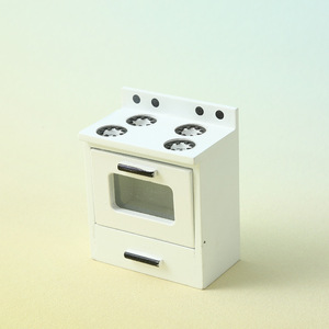 JC Miniature Cuisine en plastique pour maison de poupée, jouet, cuisinière à gaz, modèle de simulation DIY, à des fins décoratives, emballé en sacs, 5-7 ans - Product Image 5