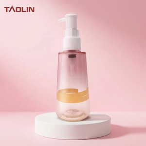 Flacone Conico di Lusso da 150ml con Pompa a Pressione, Bottiglia in PET per Shampoo e Bagnoschiuma, Adatta per Capelli e Corpo, Effetto Arcobaleno - Product Image 1
