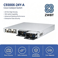 Cisco Catalyst C9300X-24Y-A 24-Port 25G SFP28 Managed Stackable Core Network Switch Baru Asli