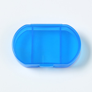 กล่องยาแบบพกพาขนาดเล็ก <span class=keywords><strong>2</strong></span>/<span class=keywords><strong>3</strong></span> ช่อง กล่องจัดยาเม็ด กล่องใส่ยาเม็ดสำหรับเดินทาง กล่องเก็บยา - Product Image 5