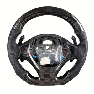 Accesorios Interiores para Automóviles Personalizados, Volante de Fibra de Carbono LED para <span class=keywords><strong>BMW</strong></span> F30 F32 F35 F10 F20 F07 F01 E46 E60 E90 M3 M4 M5 <span class=keywords><strong>M7</strong></span> - Product Image 1