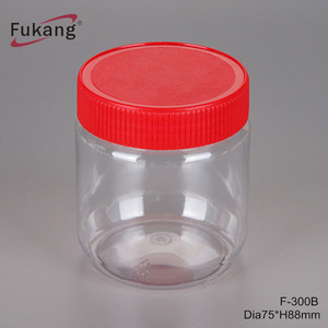 Collo largo, di forma rotonda 300 ml pet vasi, 10 oz bottiglie, cibo contenitore di plastica - Product Image 2
