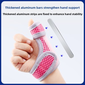 Orthèse pour l'hypoplasie du pouce chez l'enfant, Correcteur <span class=keywords><strong>de</strong></span> <span class=keywords><strong>gaine</strong></span> tendineuse pour bébé, Stabilisateur <span class=keywords><strong>de</strong></span> doigt goupillé et <span class=keywords><strong>de</strong></span> hallux valgus pour nourrisson avec bande en aluminium - Product Image 2