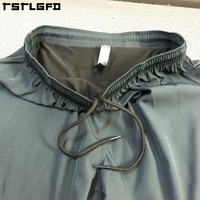 Pantalones Cortos Deportivos de Algodón para Hombre, Sólidos, Casuales, Compresivos, Transpirables, Ecológicos, de Nailon y Elastano, Anti-UV, Impermeables, de Secado Rápido, 220g, Elásticos