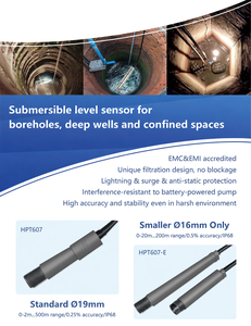 Capteur de niveau de liquide pour rivières, lacs, eaux usées, piscines, puits profonds, puits artésien, réservoirs d'eau souterraine - Product Image 5