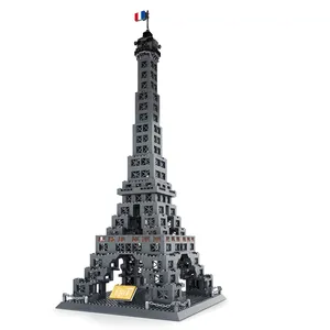वेंज 5217 फ्रांस एफिल टॉवर आर्किटेक्चर बिल्डिंग ब्लॉक बच्चों के लिए क्रिएटिव मॉडल DIY असेंबली खिलौना ब्लॉक सेट