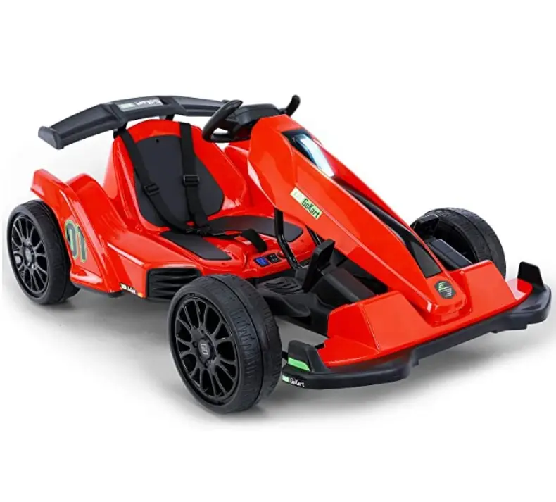 חשמלי לרכב על ללכת Kart, חיצוני מירוץ Go-Kart, חשמלי קרטינג רכב עבור בנים ובנות לרכב על רכב צעצועי ללכת kart