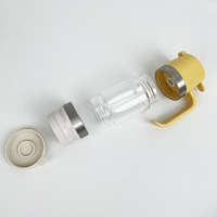 Distributeur de miel en verre de 300 ml, type presse, anti-goutte, avec poignée, pour cuisine, café et usage domestique (vente en gros)