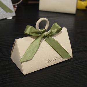 Nuevas Cajas de Regalo Plegables para Bodas, Cajas de Papel de Lujo para Dulces, Cajas de Regalo con Lazo, Cajas para Chocolates - Product Image 5