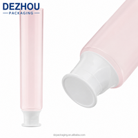 Tubes de dentifrice et de lotion en plastique transparent personnalisables avec logo imprimé par le fabricant, diamètre et capuchon personnalisables pour cosmétiques
