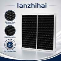 Filter Panel Karbon Aktif Baru dengan Adsorpsi Tinggi untuk Menghilangkan VOC dan Bau, Ramah Lingkungan, Ukuran Dapat Disesuaikan untuk Ruang Bersih dan Laboratorium