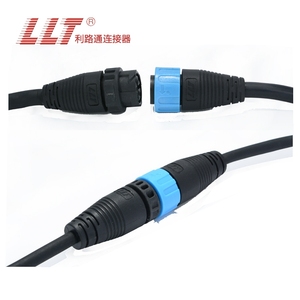 Llt 600V 20A Ngoài Trời 2 3 4 5 6 7 8 9 10 11 12 13 14 16 18 pin nhanh chóng kết nối điện <span class=keywords><strong>IP68</strong></span> <span class=keywords><strong>IP67</strong></span> không thấm nước cáp kết nối - Product Image 2