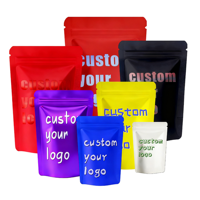 Bolsa de Embalaje para Condimentos con Impresión Personalizada, Bolsa de Mylar a Prueba de Humedad, Aprobada por la FDA, con Cierre Reutilizable, 100g 250g 1kg