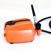 Kit complet d'outils de décoration de gâteaux écologiques en plastique, pulvérisateur aérographe réglable 10L/min, réutilisable pour