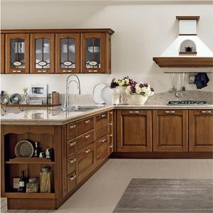 Gabinetes de <span class=keywords><strong>cocina</strong></span> de madera maciza de ambiente de lujo más vendidos con Isla de <span class=keywords><strong>columna</strong></span> Romana - Product Image 1