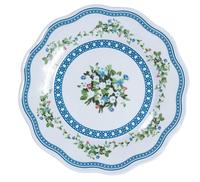 Vaisselle en mélamine Assiettes et bols Lave-vaisselle à étagère supérieure Ensemble de vaisselle sûre pour usage quotidien-Motif granit Gris