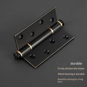 All'ingrosso ottone 4 pollici di spessore foglia piatta antica porta in legno camera da letto porta <span class=keywords><strong>cerniera</strong></span> in ottone <span class=keywords><strong>cerniera</strong></span> porta porta - Product Image 2