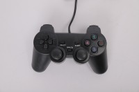 Manette de jeu USB pour PC, manette filaire avec double vibration, compatible avec Windows 11/10/8/7/XP, Plug and Play