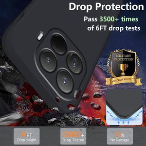 Funda de Silicona para Xiao mi 15T Pro, Resistente a Impactos, Negra, Delgada, para 15T Pro - Product Image 3