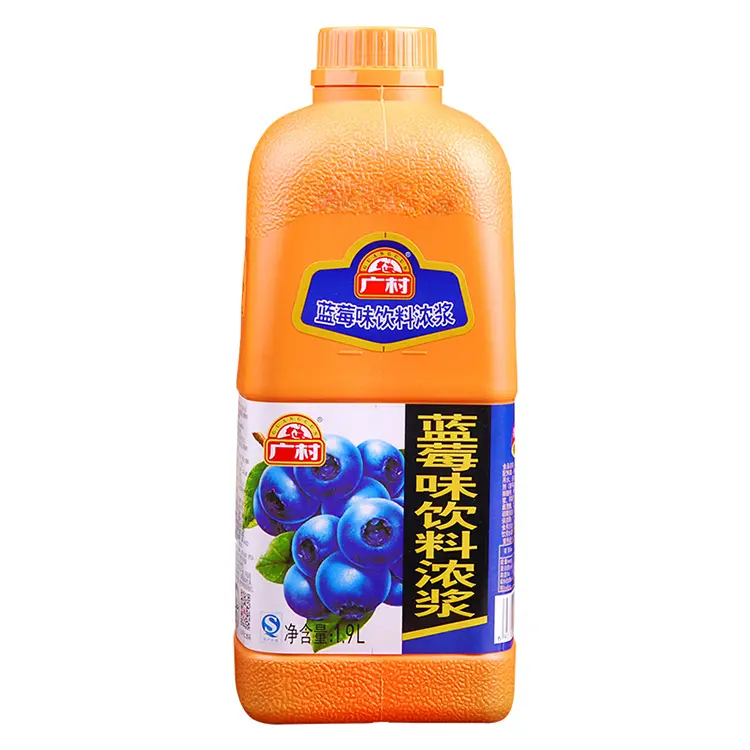 Vente en gros OEM de boisson concentrée de myrtille naturelle Super Premium jus de myrtille concentré de jus de fruit aseptique