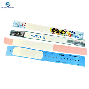 Individuell Bedruckte Synthetische Papier-Armbänder mit ID und Code Personalisierte RFID-Armbänder aus Tyvek-Papier für Veranstaltungen - Product Image 2