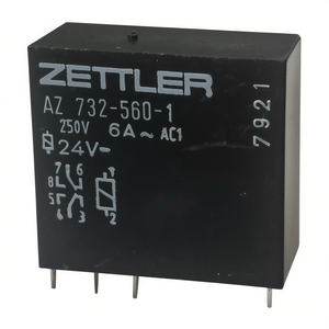 รีเลย์ Zettler 24V 6A AC1 250V AZ732-560-1 รีเลย์กำลังไฟ - Product Image 2