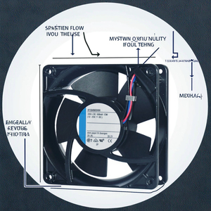 Cho ebmpapst 24V Inverter Quạt làm mát với bóng điện mang miễn phí đứng gắn lưỡi nhựa-odm cho trang trại ngành công nghiệp - Product Image 6