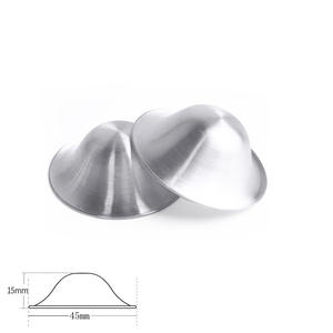 Coupes d'Allaitement en Argent Pur 999, Tasses d'Allaitement en Argent à Trois Couches Très Vendues, Protège-Mamelons, Bouclier Mamelon - Product Image 2